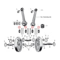 Retainer, connecting rod rollers