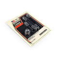 Colony, sprocket cover mount kit. Chrome Acorn — 77-85 XL Sportster (NU)