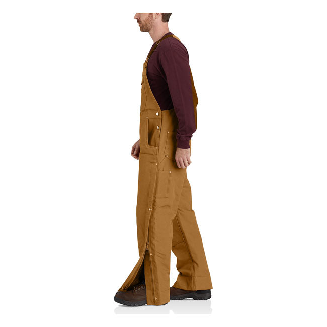 *2 WEEKS EXTRA TRANSIT TIME* Carhartt Duck insulated bib overall carhartt brown — Men size M