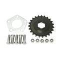 1/4" offset sprocket & spacer kit — 36-85 4-SPEED Big Twin (NU) & custom applications