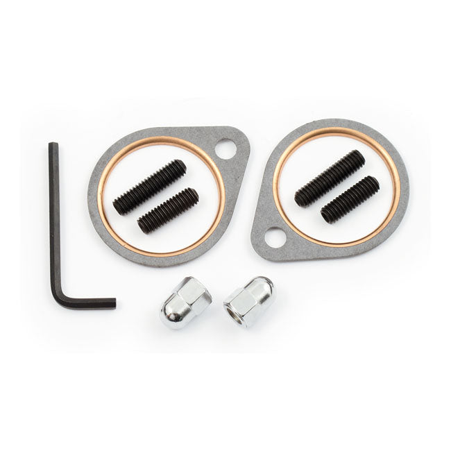 James, Shovel exhaust gasket & mount kit. Paper — 66-84 Shovel (NU)