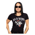 Queen Kerosin Wild Rebel t-shirt black