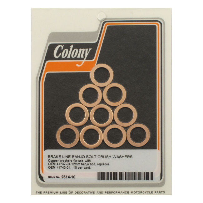 12mm brake seal washer
