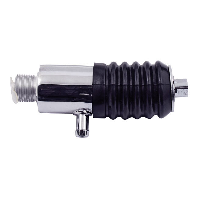 Rear master cylinder. Chrome — L87-99 FXST; FXR (NU) (Excl. FLST models)