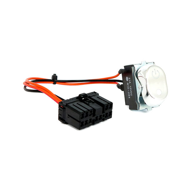 Rocker switch kit, inner fairing. acc. Black