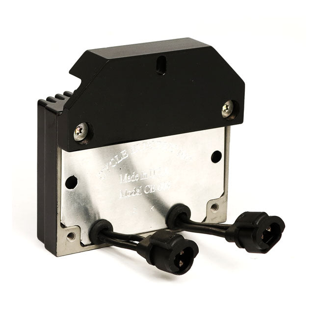 Cycle Electric, voltage regulator/rectifier. Black — 09-13 FLT/Touring with OEM oil cooler (NU)