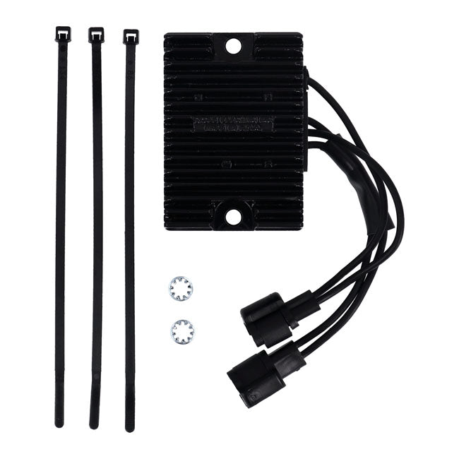Cycle Electric, voltage regulator/rectifier. Black — 07-08 XL Sportster (NU)