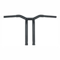 Burly, Dominator raked 1-1/4" T-bar 14" rise. Matte black