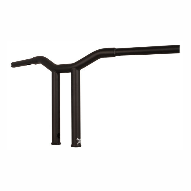 Burly, Dominator straight 1-1/4" T-bar 12" rise. Matte black