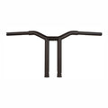 Burly, Dominator straight 1-1/4" T-bar 12" rise. Matte black