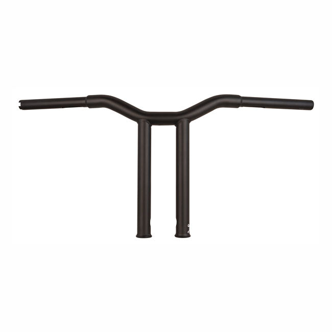 Burly, Dominator straight 1-1/4" T-bar 12" rise. Matte black