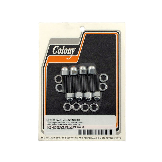 Colony screw kit — 96-17 Big Twin (Excl. M8); 96-03 XL Sportster (NU)
