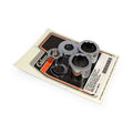 Colony axle spacer kit front, smooth — 08-25 FLT/Touring (excl. CVO with inverted forks) with ABS brakes
