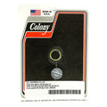 Colony, OEM style slotted plug oil screen crankcase. Zinc — 66-69 Big Twin (NU)