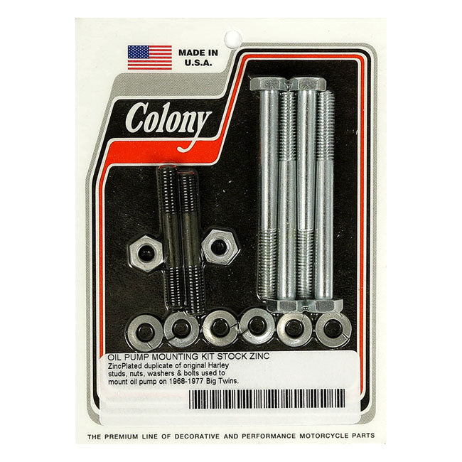 Colony oil pump mount kit OEM style — 68-78 Big Twin (NU)