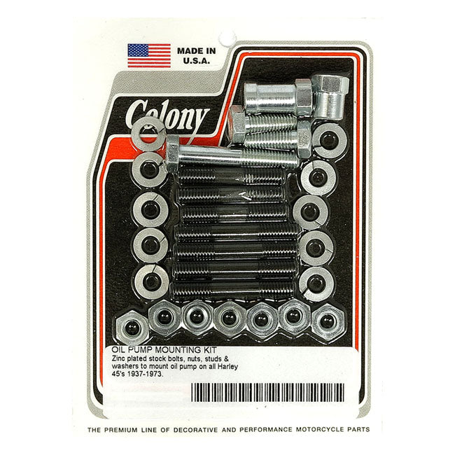 Colony oil pump mount kit OEM style — 37-73 45" SV (NU)