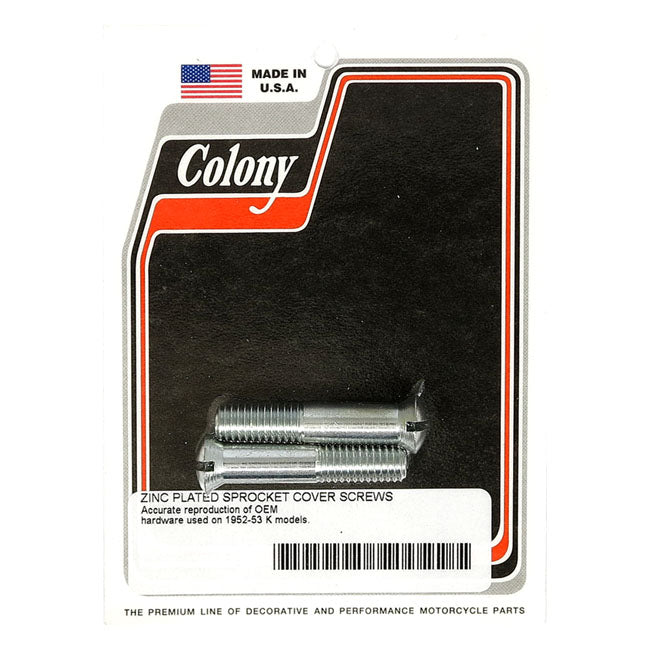 Colony, sprocket cover mount kit. Zinc — 52-53 K model (NU)