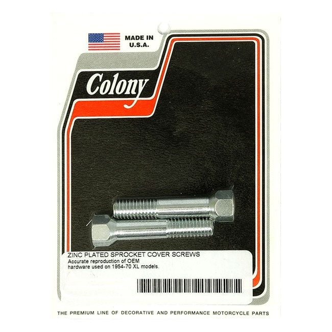 Colony, sprocket cover mount kit. Zinc — 54-57 K model; 57-70 XL Sportster (NU)