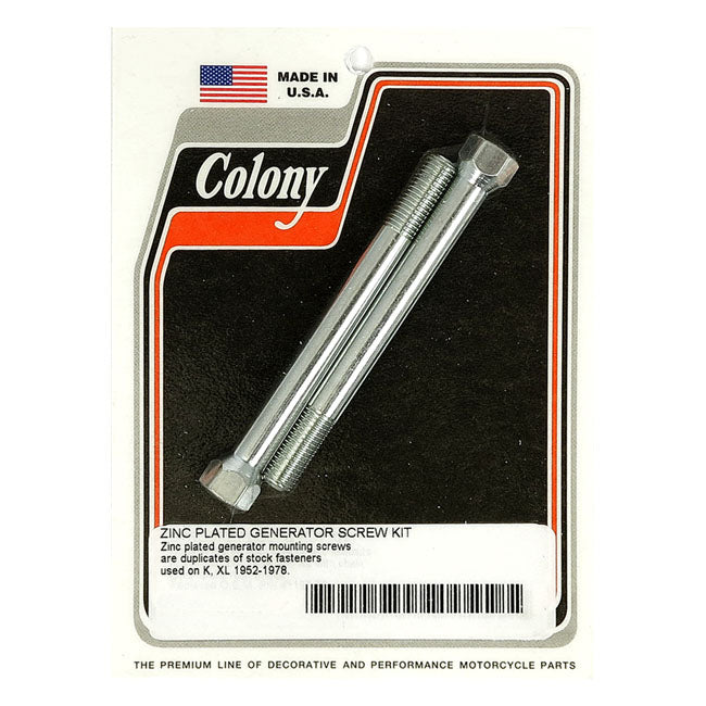 Colony generator mount kit, OEM style — 57-70 XL Sportster (NU)