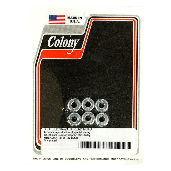 Colony early crankcase nuts