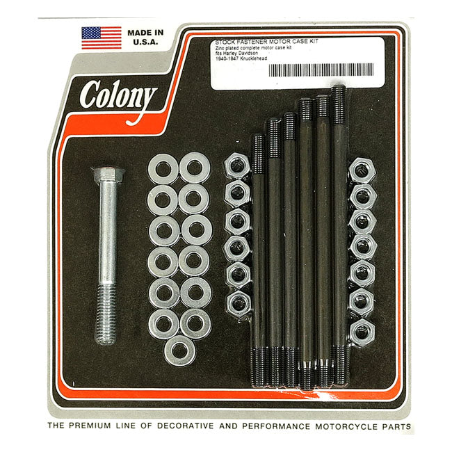 Colony crankcase bolt kit — 40-47 KNUCKLE (NU)