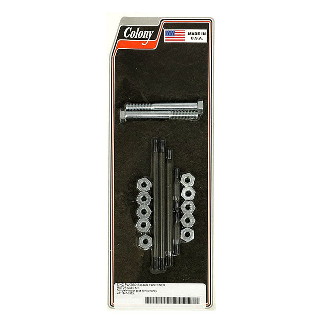 Colony crankcase bolt kit — 37-73 45" SV (NU)