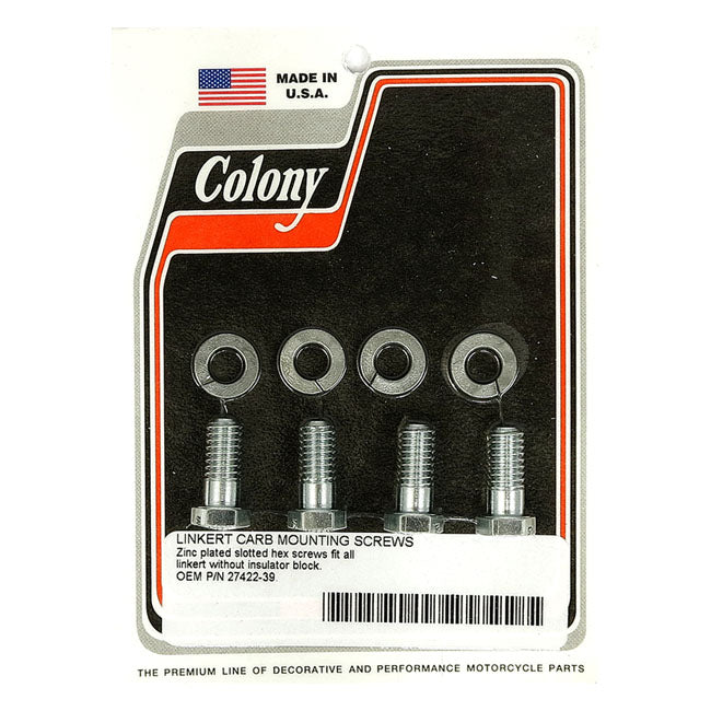 Colony, mount bolt Linkert carburetor. Standard length — All Linkert carburetors
