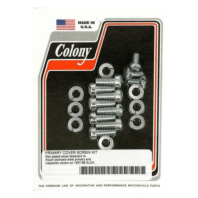 Colony primary mount kit slotted head, zinc — 57-69 XLCH (NU)