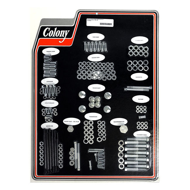 Colony motor screw set — 66-69 SHOVEL (NU)