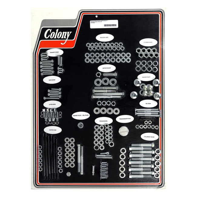 Colony motor screw set — 70-75 SHOVEL (NU)
