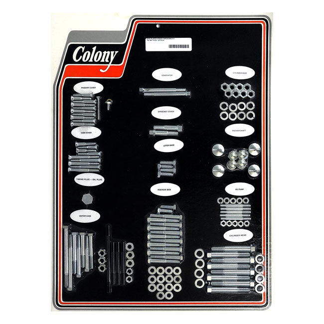 Colony motor screw set — 67-70 XLH; 1970 XLCH (NU)