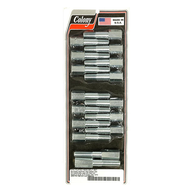 Colony head bolt kit — 51-73 45" SV (NU) (Excl. ALTERNATOR models)