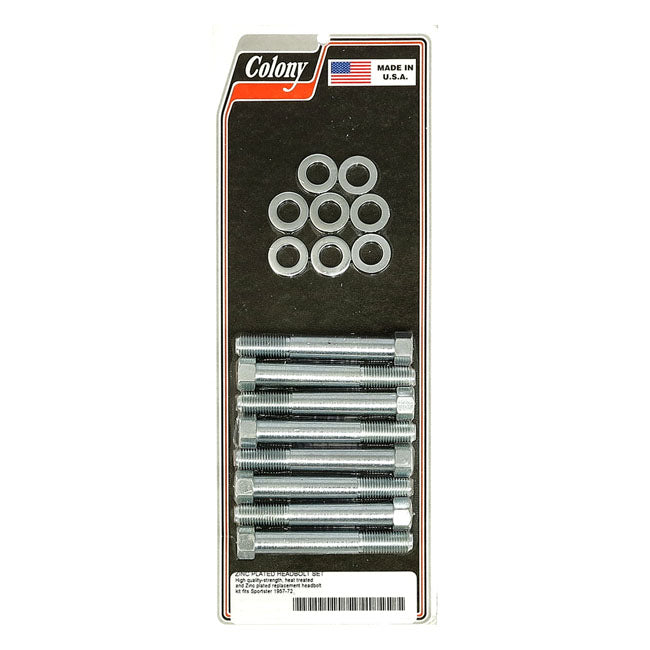 Colony head bolt kit — 57-72 XL Sportster (NU)