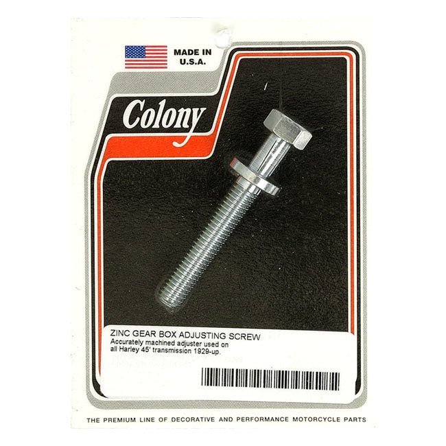 Colony, transmission adjuster bolt. Zinc — 29-73 45" SV (NU)