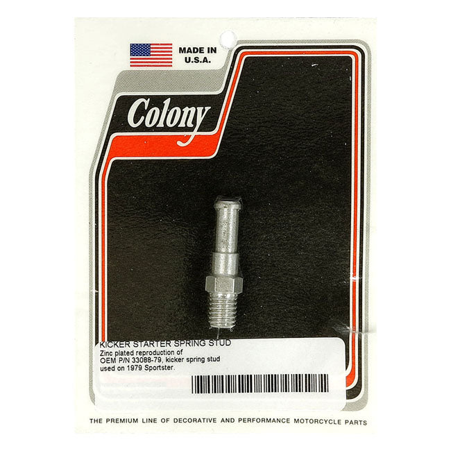 Colony, kickstart return spring stud. Zinc — 79-85 XL Sportster with kickstart (NU)