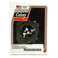 Colony, Linkert air cleaner mount screw & lock kit. Zinc — 36-54 Big Twin (NU)