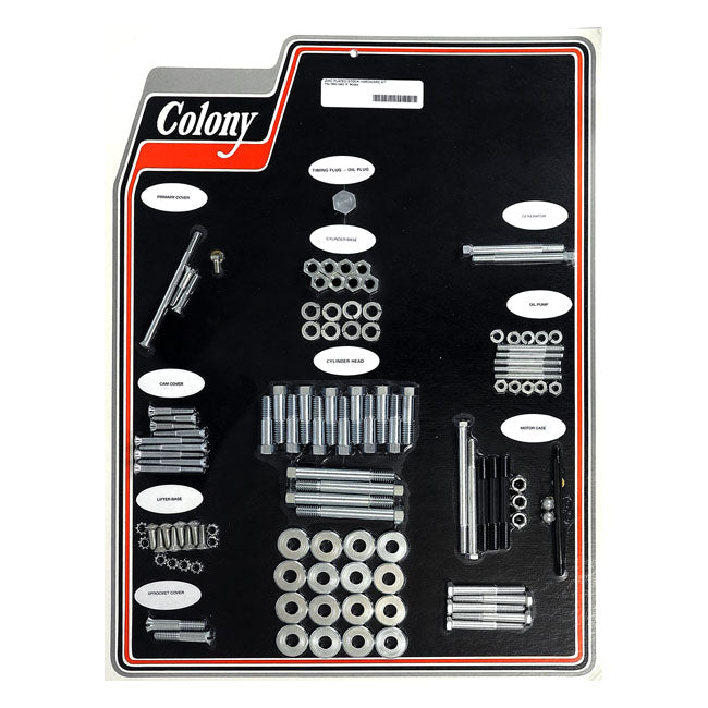 Colony motor screw set — 52-53 K models (NU)