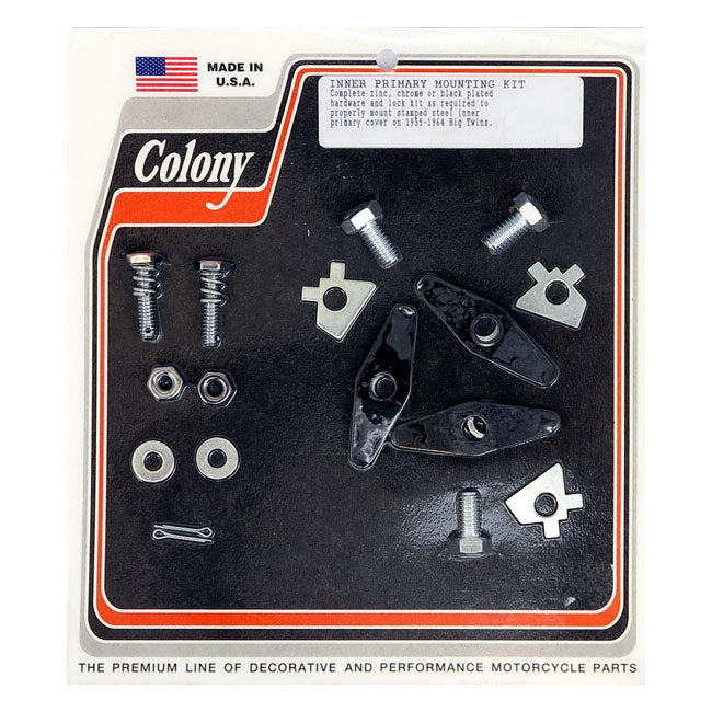 Colony inner ''tin primary'' mount kit — 55-64 Big Twin (NU)