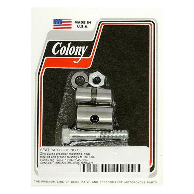 Colony, T-bar bushing kit. Zinc — 37-64 Big Twin; 29-52 45" Solo and 53-54 Servicar (NU)