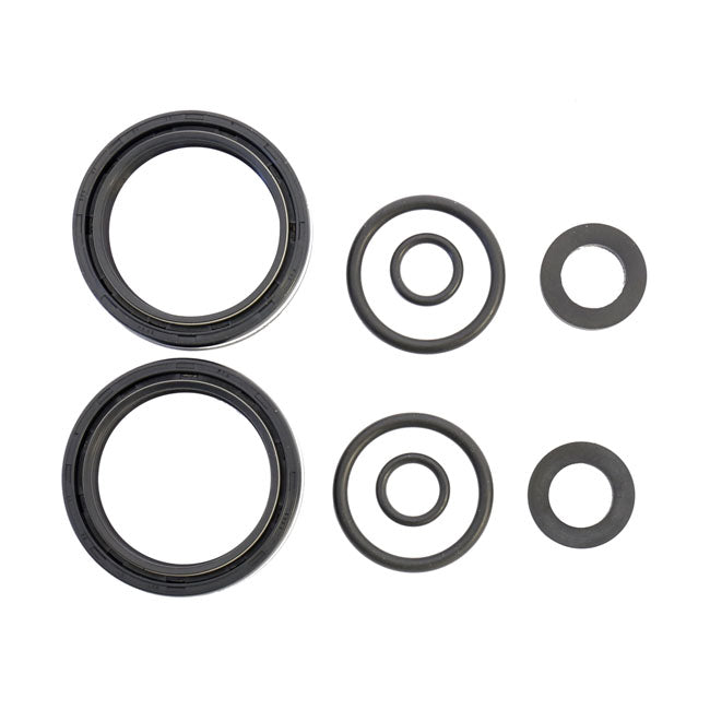 Athena, fork oil seal kit 41mm fork tubes — 84-86 FXWG; 84-17 Softail (Excl. 13-17 FXSB); 93-05 FXDWG; 12-16 Dyna FLD; 84-13 FLT/Touring (NU)