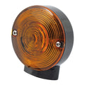 86-up style FL LED turn signals. Front. gloss black — 86-15 FLT/Touring (excl. FLHX; FLHRS); 16-22 FLHR/C; 2023 FLHFB Electra Glide Highway King (NU). Models with large flat lens turn signals