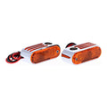 Lango side lighters, turn signals. Chrome — 930696