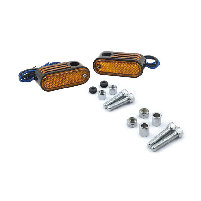 Lango side lighters, turn signals. Chrome — 930697
