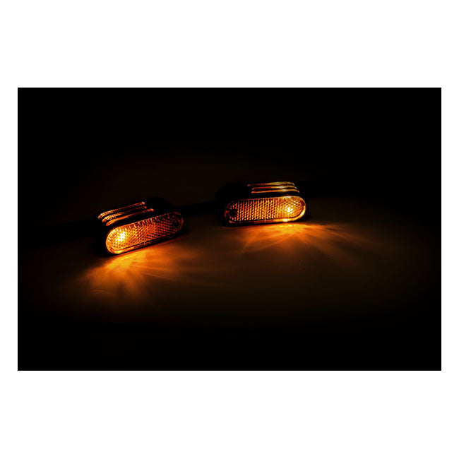 Lango side lighters, turn signals. Chrome — 930697