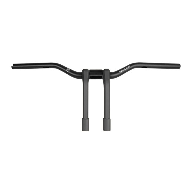 PM, 1-1/4" Phatbar & 12" riser kit. Black Ops — 82-24 H-D mech. or e-throttle with 3-1/2" mount bolt spacing (NU)