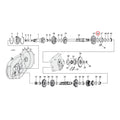 Thrust washer, transmission mainshaft, right side .085"