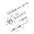 Bushing, countershaft. starter side. +.005" — L76-79 4-speed Big Twin (NU)