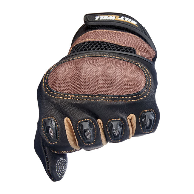 Biltwell Bridgeport gloves chocolate/black