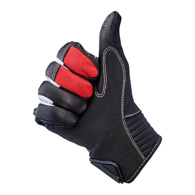 Biltwell Bridgeport gloves red/black