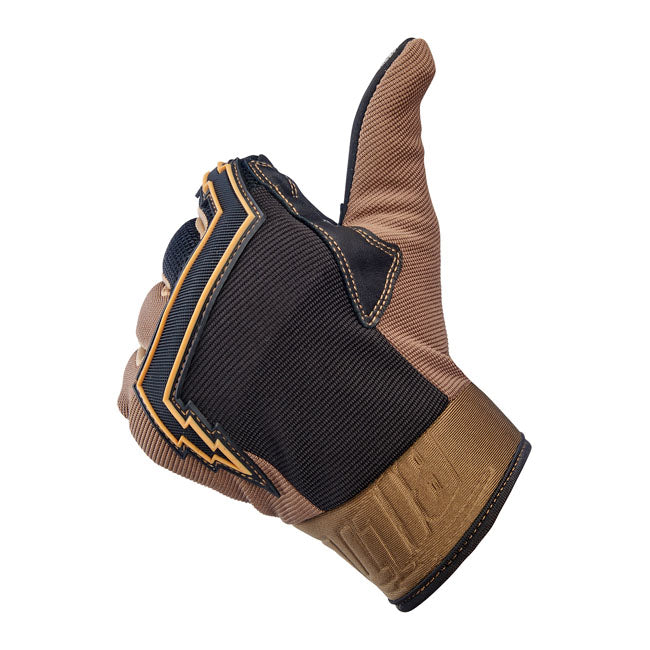 Biltwell Baja gloves chocolate/black